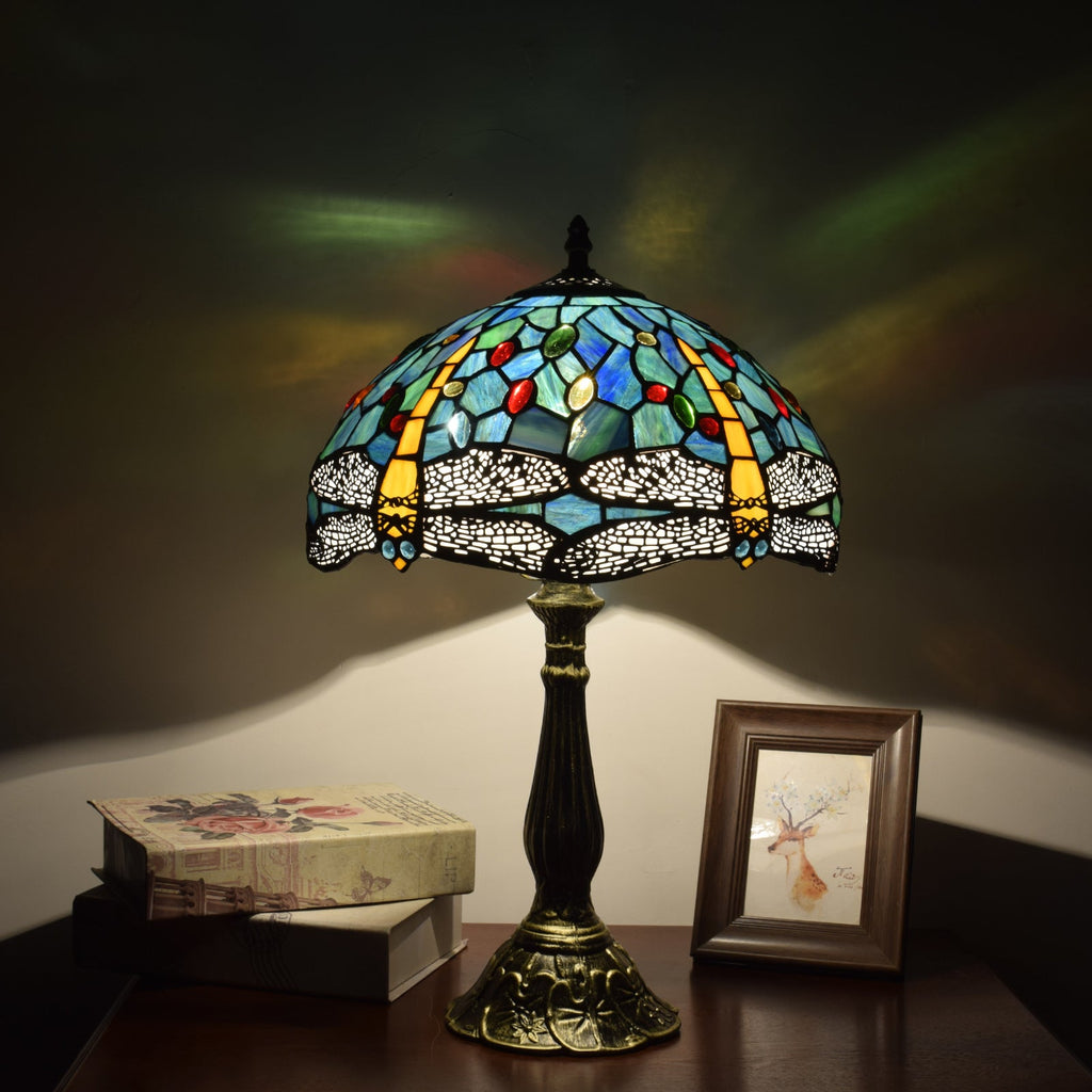 Aluminum Alloy Glass Dome Table Lamp