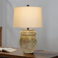 Round Vase Jar Ceramic Table Lamp