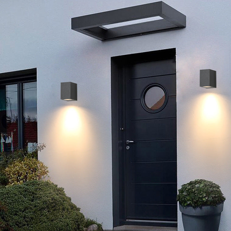 Rectangular Aluminum Garden Outdoor Light