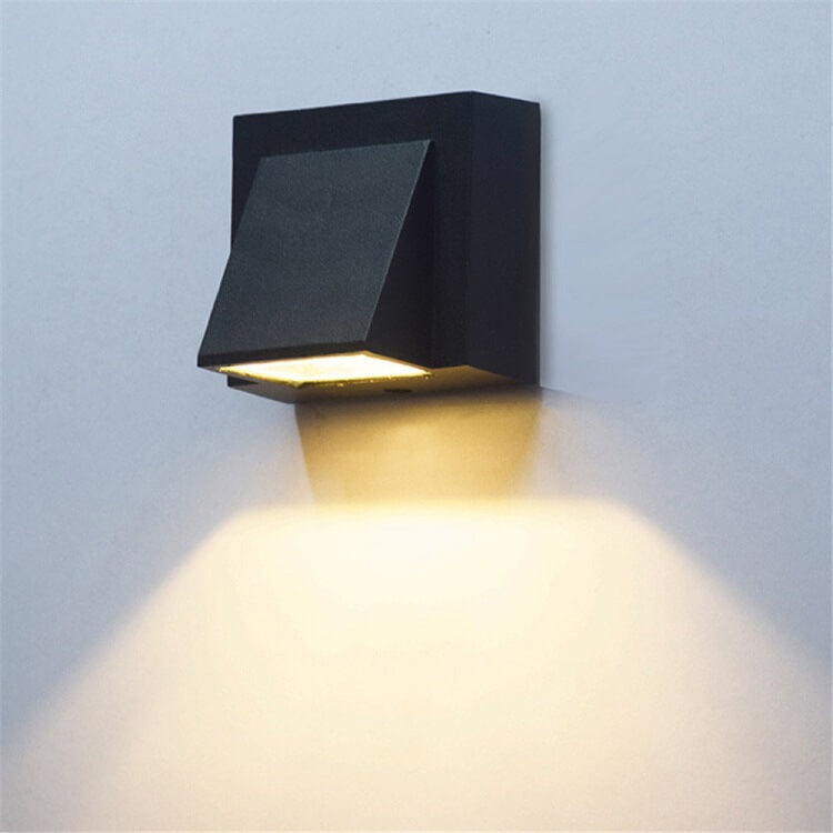 Geometric Square Outdoor Light