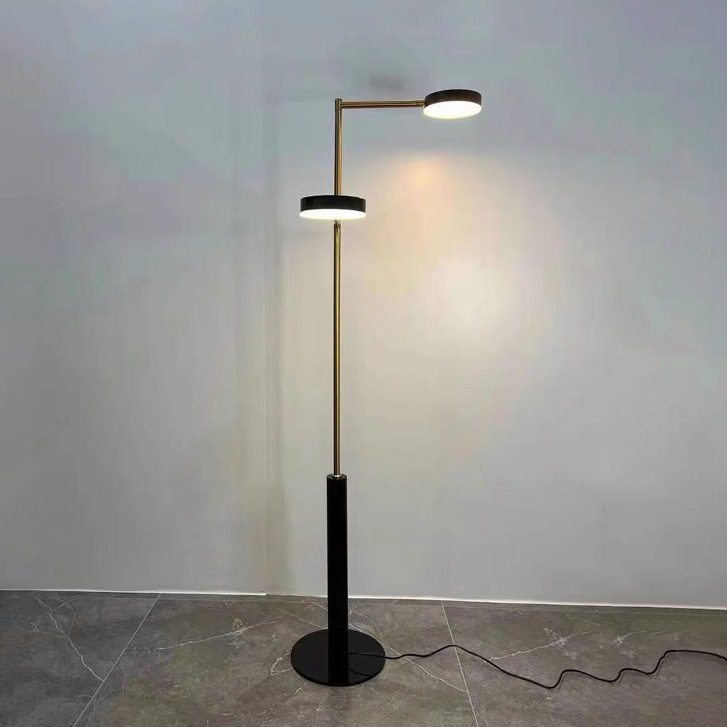 Cylindrical Round Iron Living Floor Lamp
