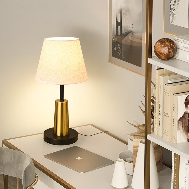 Iron Cloth Table Lamp