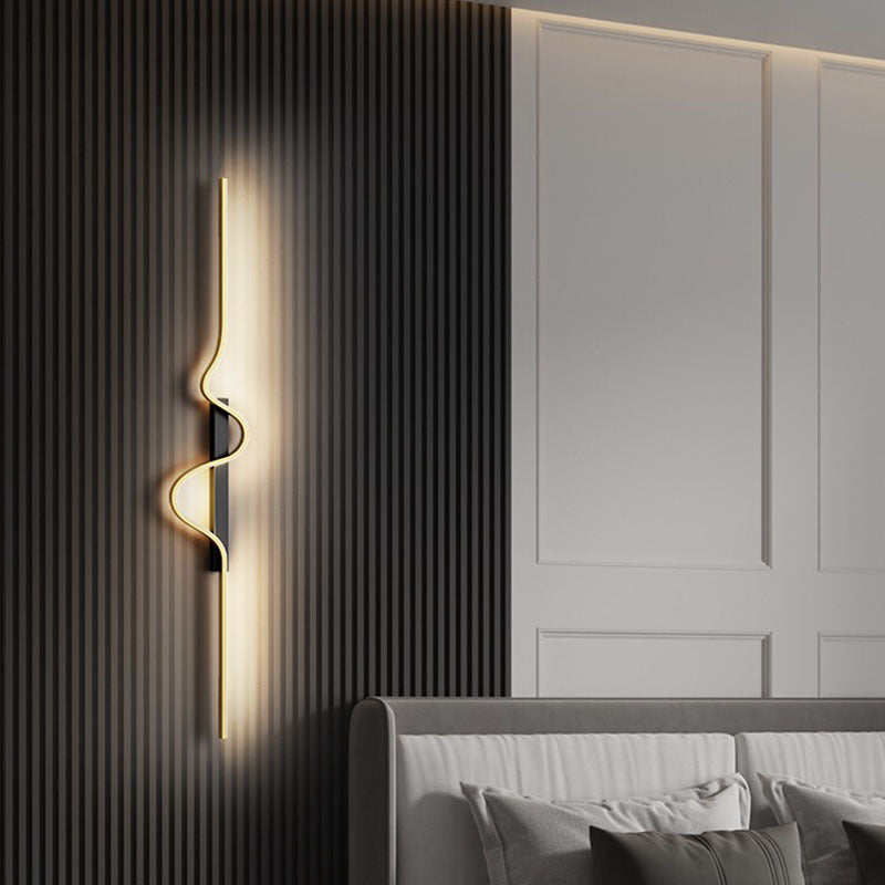 Aluminum Corrugated Strip Iron Wall Lamp