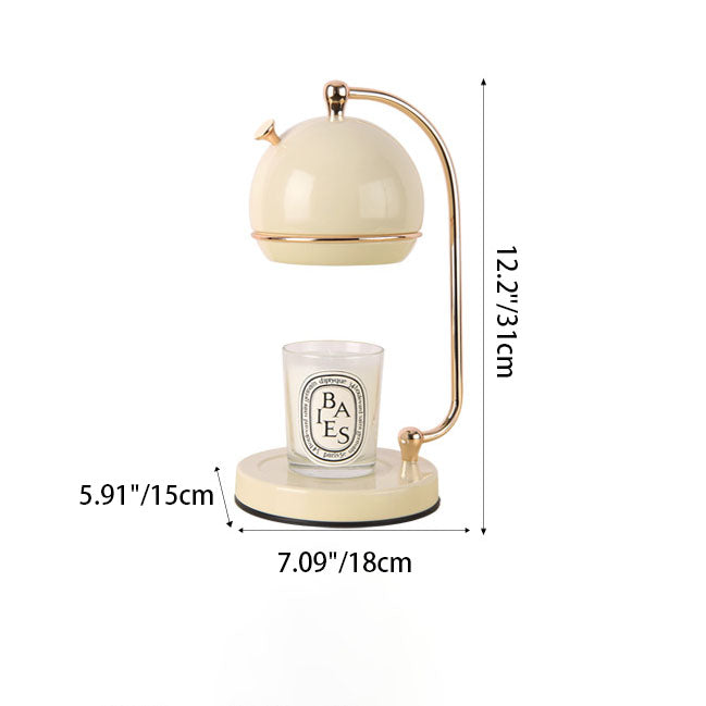 Iron Hemisphere Melting Wax Table Lamp