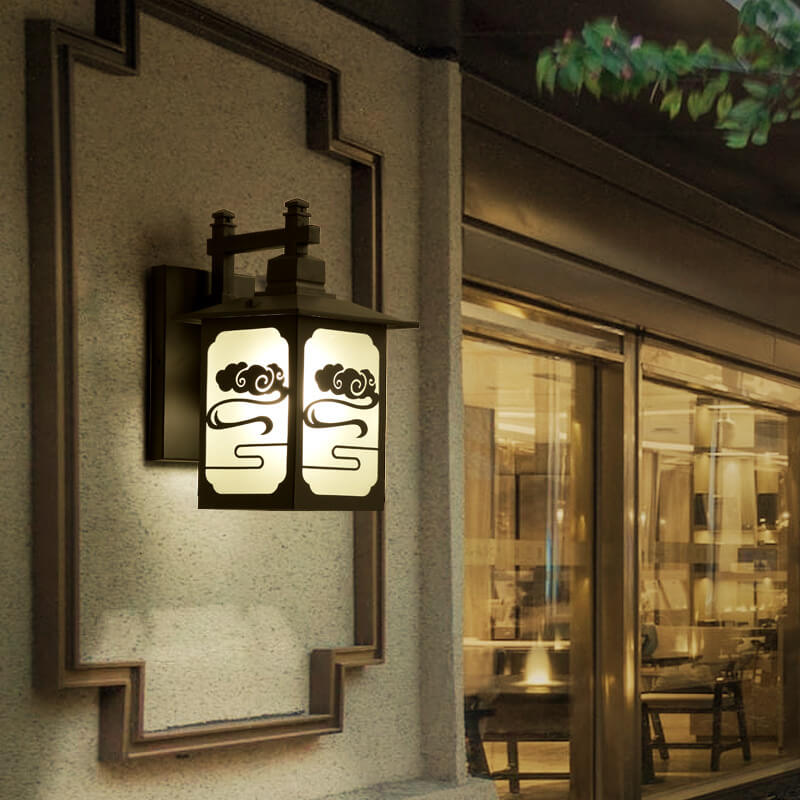 Rectangle Galvanized Sheet Zinc Outdoor Light