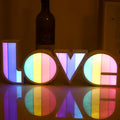 LOVE Letters Wedding Valentines Table Lamp