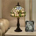 Grass Flower Stained Glass Table Lamp
