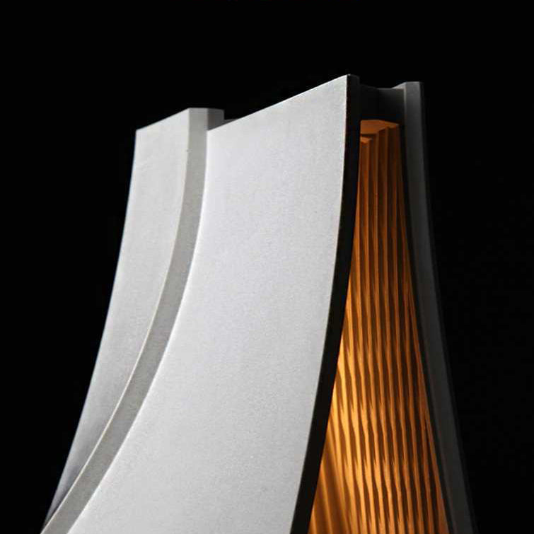 Triangle Concrete Bedroom Table Lamp