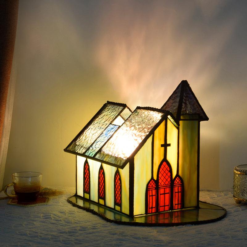 Glass House Chapel Night Table Lamp