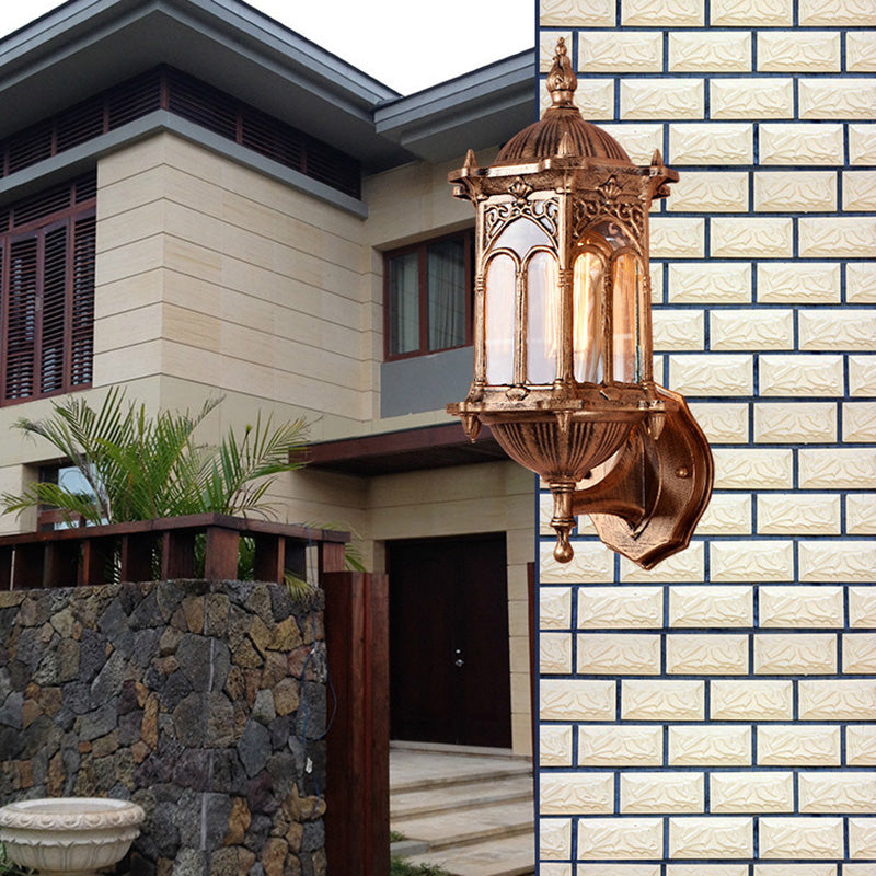 Cylinder Aluminum Glass Garden Outdoor Light