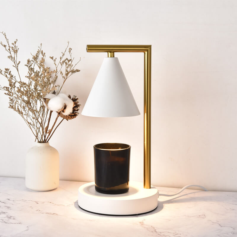 Cone Right Angle Arm Table Lamp