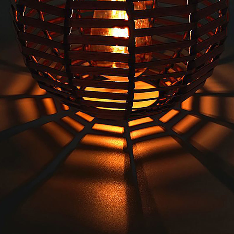 Round Iron Plastic Living Table Lamp