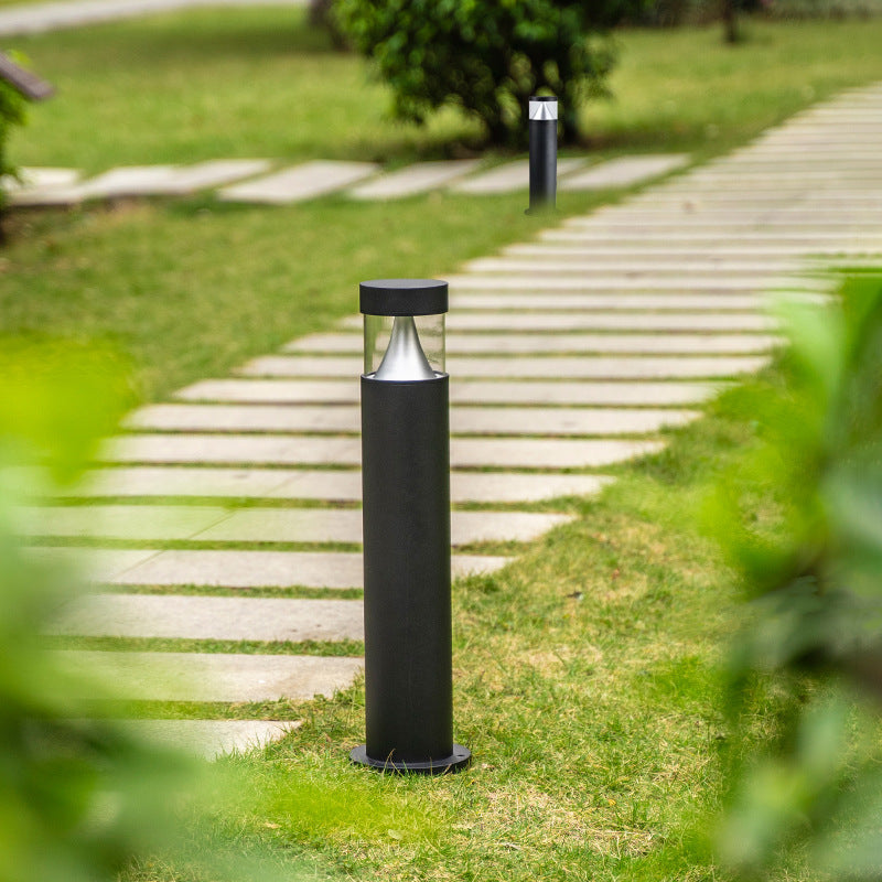 Contemporary Industrial Aluminum Column Outdoor Light
