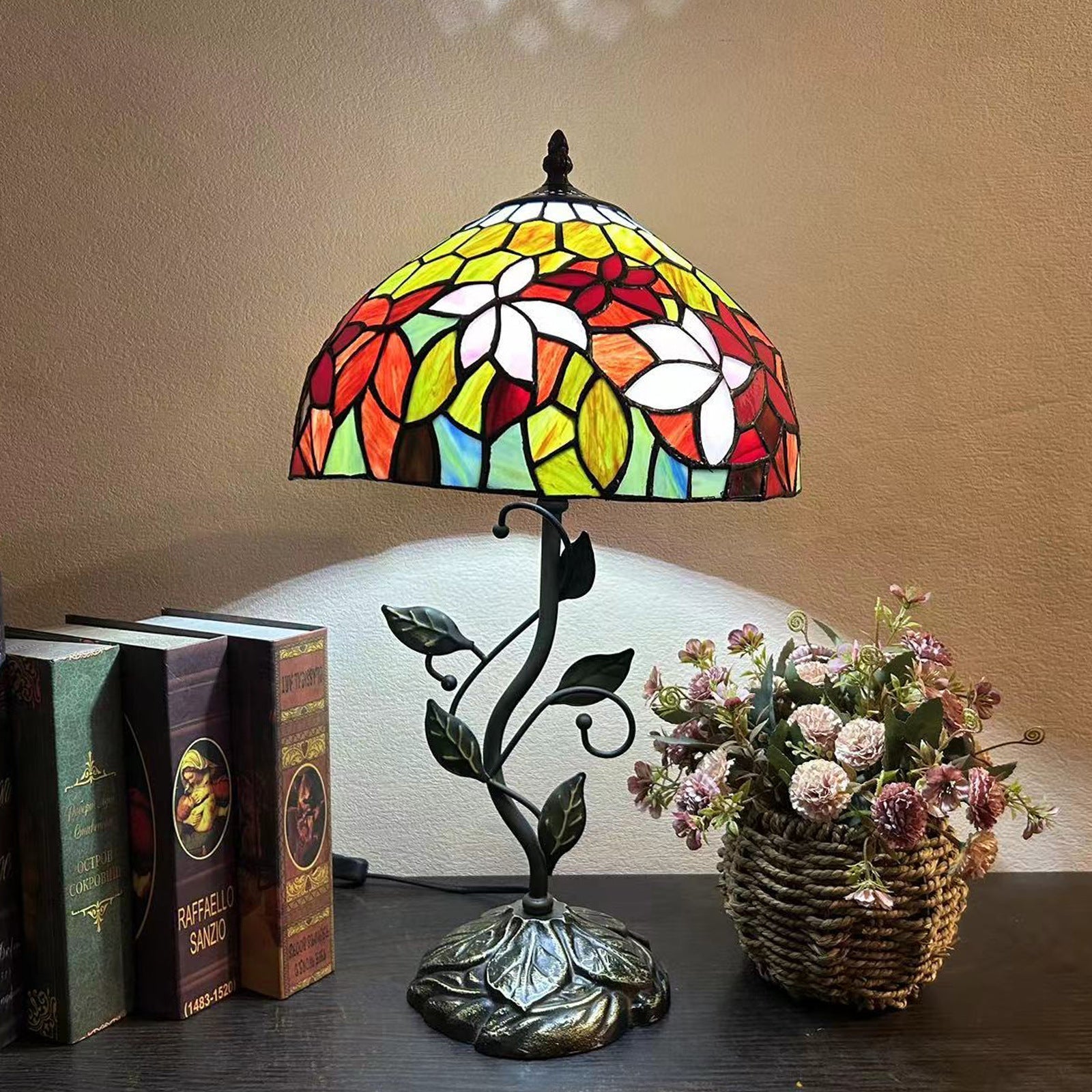 Dome Iron Glass Living Table Lamp