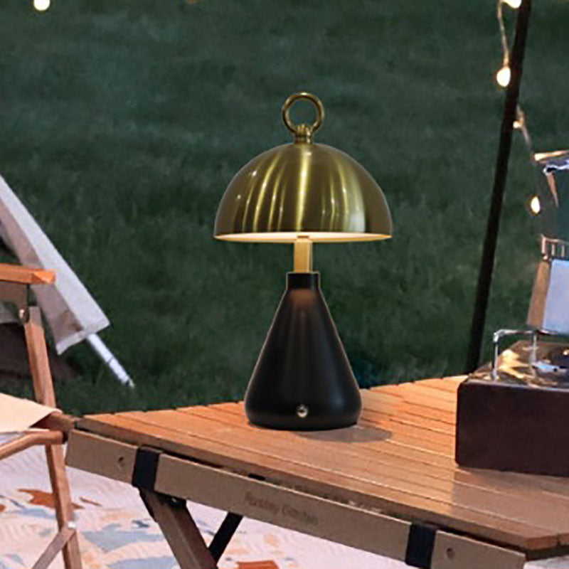 Portable Round Mushroom Cone Table Lamp