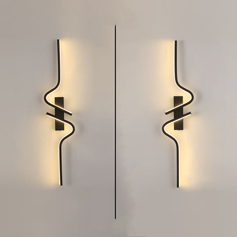 Strip Aluminum Silicon Gel Wall Lamp