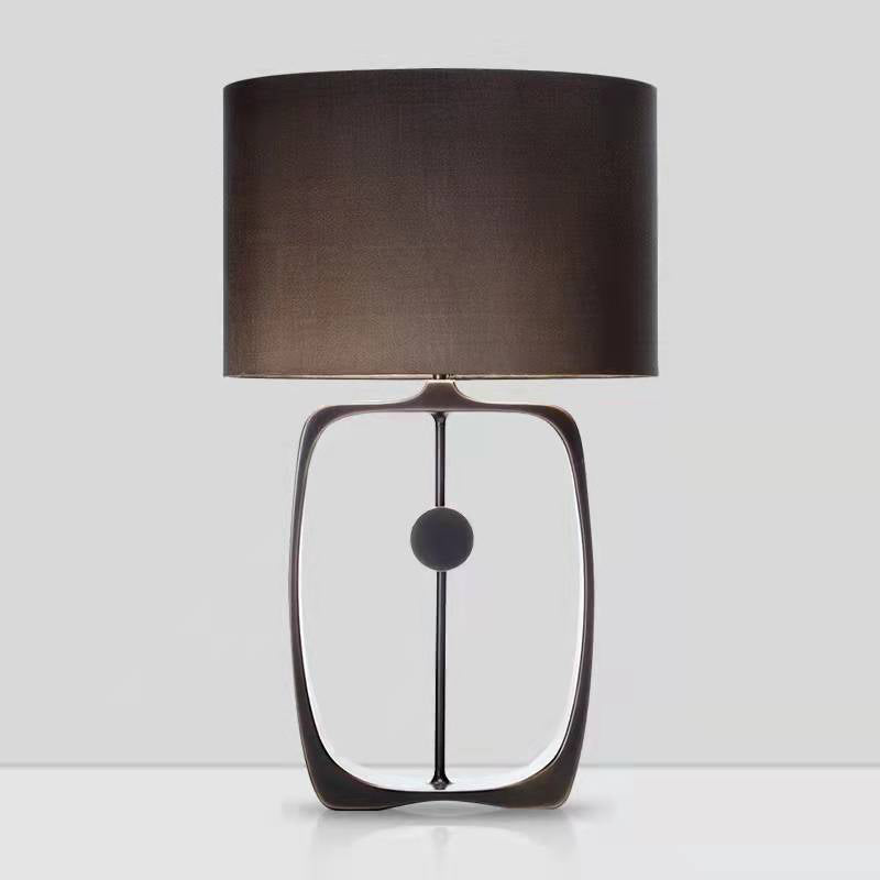 Rectangular Cylinder Hollowed Out Table Lamp