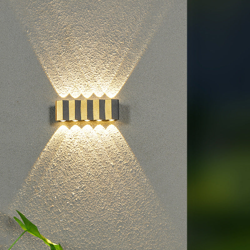 Golden Aluminum Patio Outdoor Light