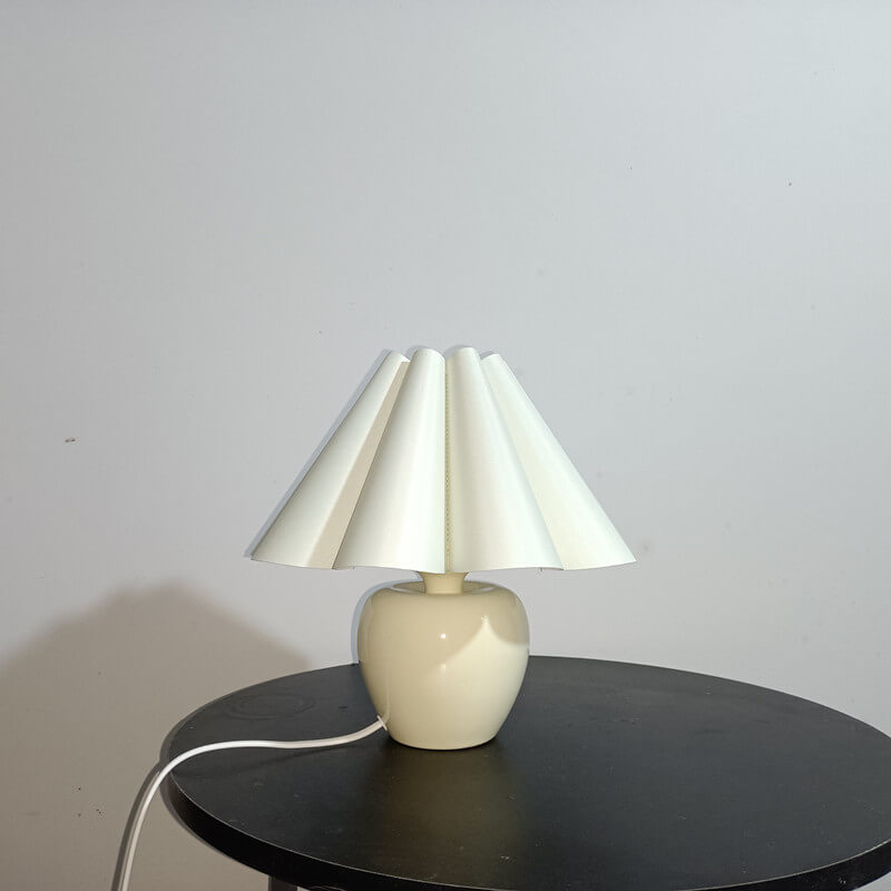 Ceramic Cloth Pleated Table Lamp