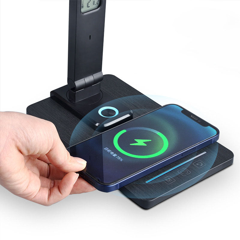 Multifunctional Rotatable Wireless Charging Table Lamp