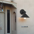 Tapered Iron Patio Outdoor Light
