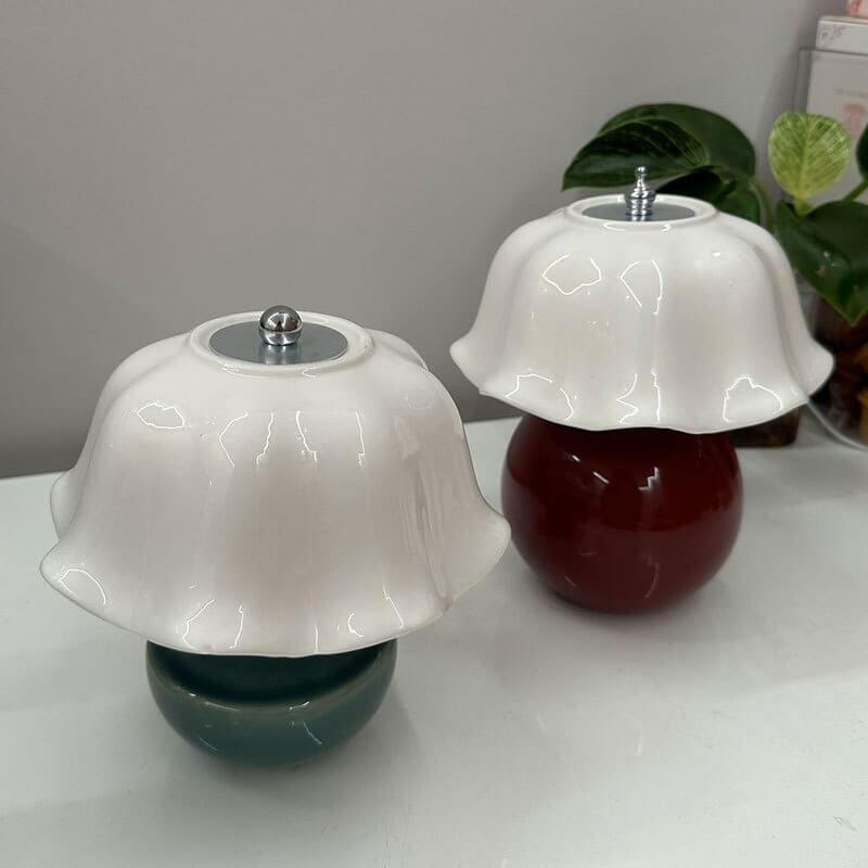 Decorative Floral Ceramic Table Lamp