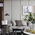 Column Marble Iron Table Lamp