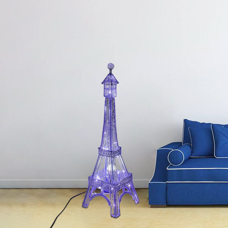 Decorative Aluminum Tower-Shaped Floor Lamp