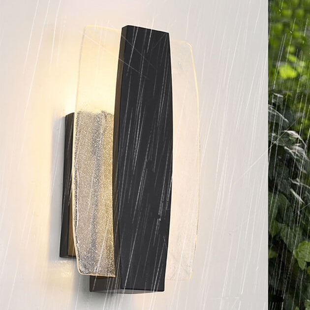 Rectangle Aluminum Glass Patio Outdoor Light