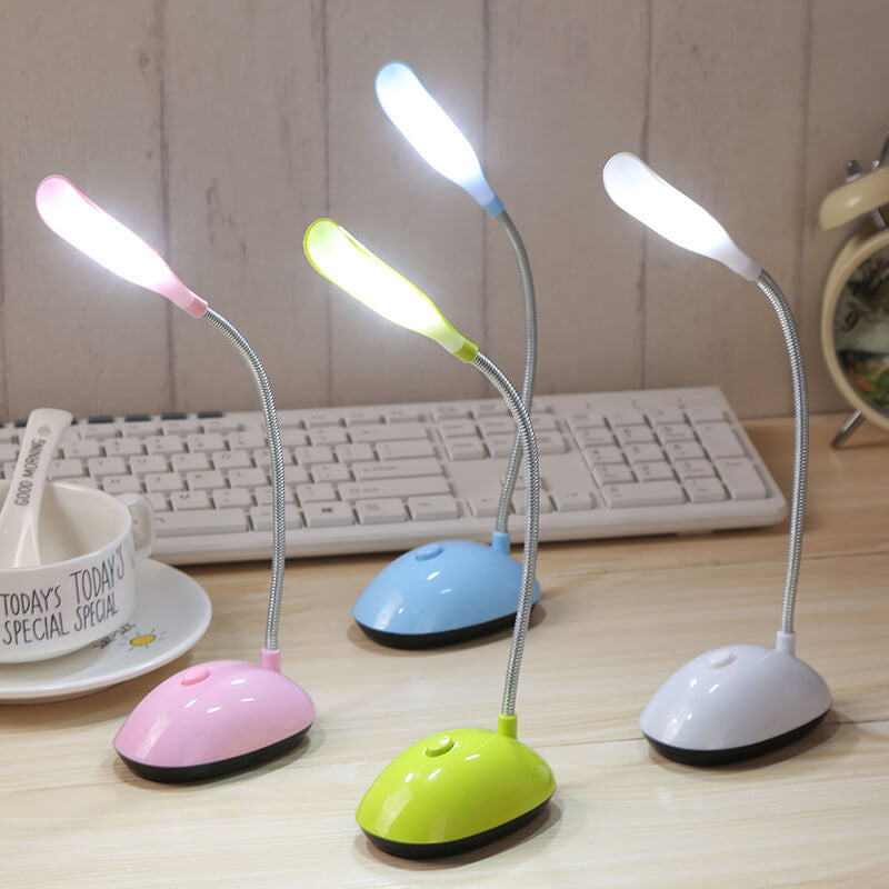 Mini Macaron Plastic Folding Table Lamp