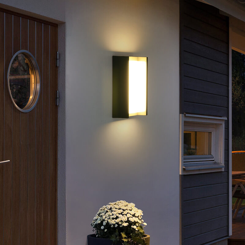 Square PC Patio Outdoor Light