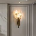 Cylinder Hardware Crystal Living 3-Light Wall Lamp