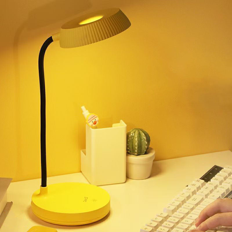 Round Plate Touch Eye Table Lamp