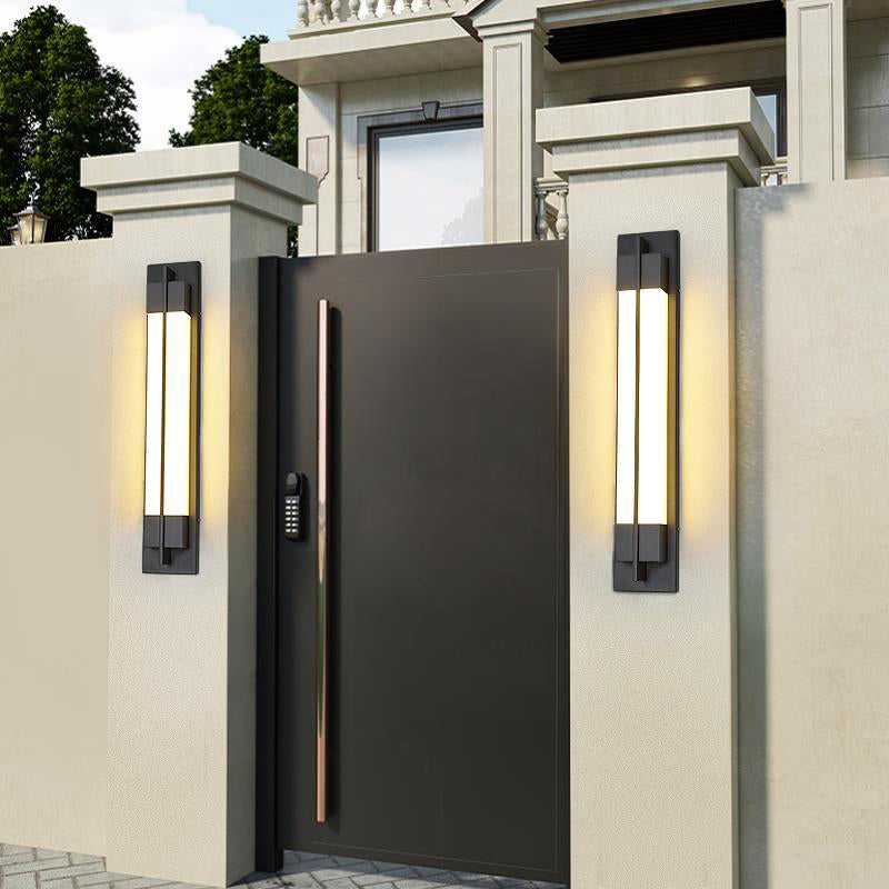 Imitation Marble Rectangle Acrylic Outdoor Light