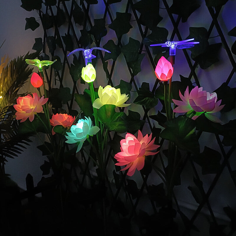 Silk Ground Plug Simulation Outdoor Light