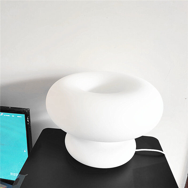 Donut Design Glass Table Lamp