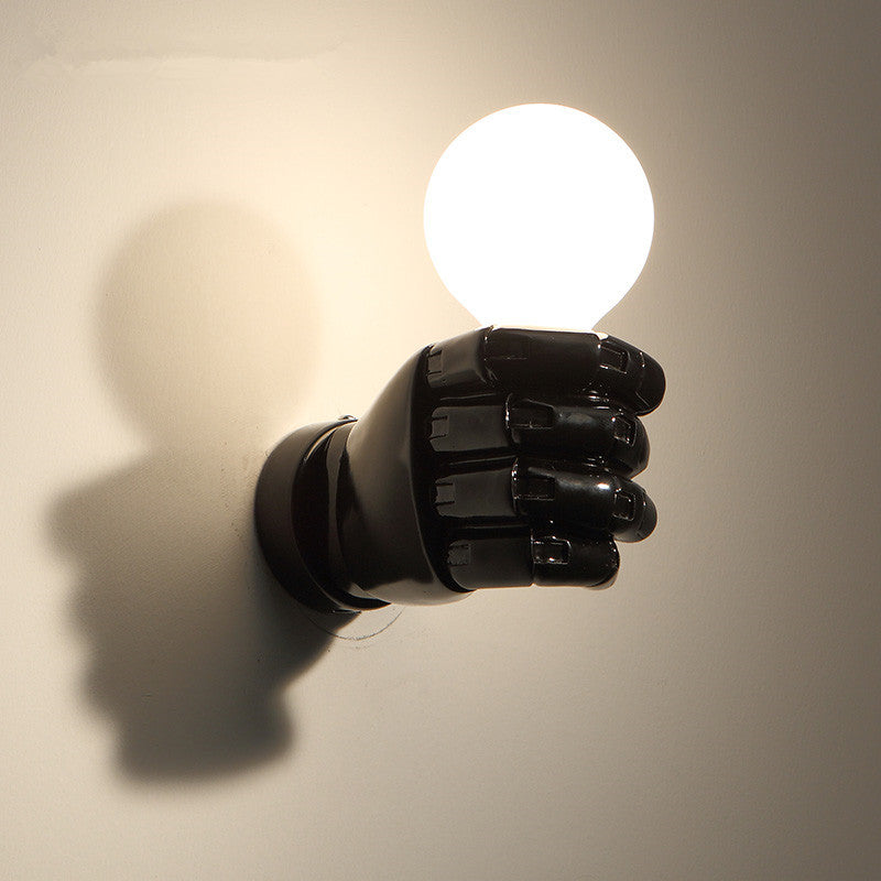 Resin Fist Wall Lamp