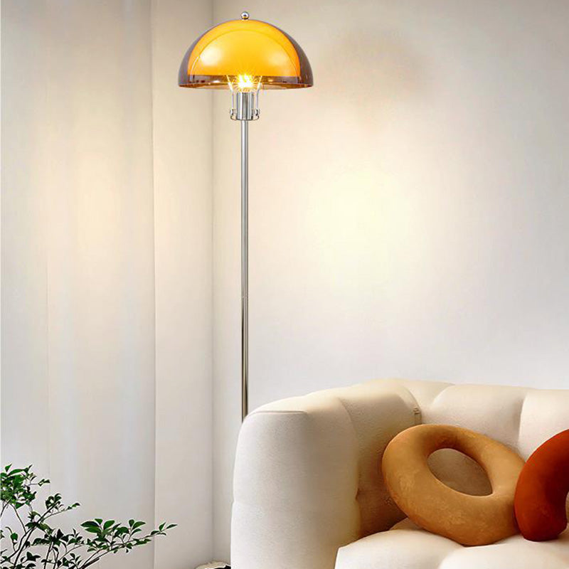 Half Round Long Acrylic Floor Lamp