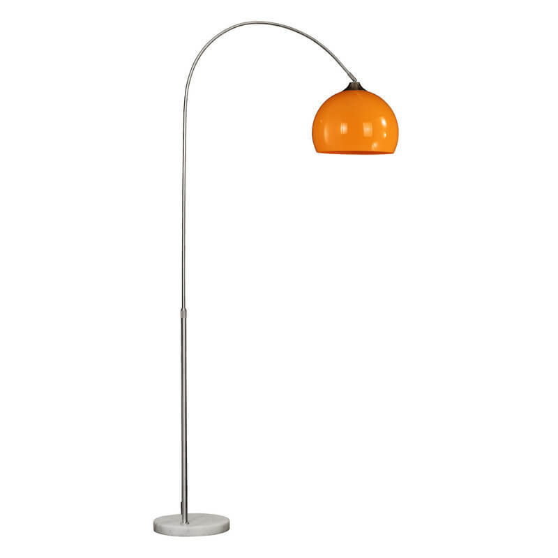 Modern Globe Acrylic Shade Floor Lamp