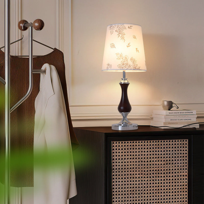 Round Bottle Disc Ash Table Lamp