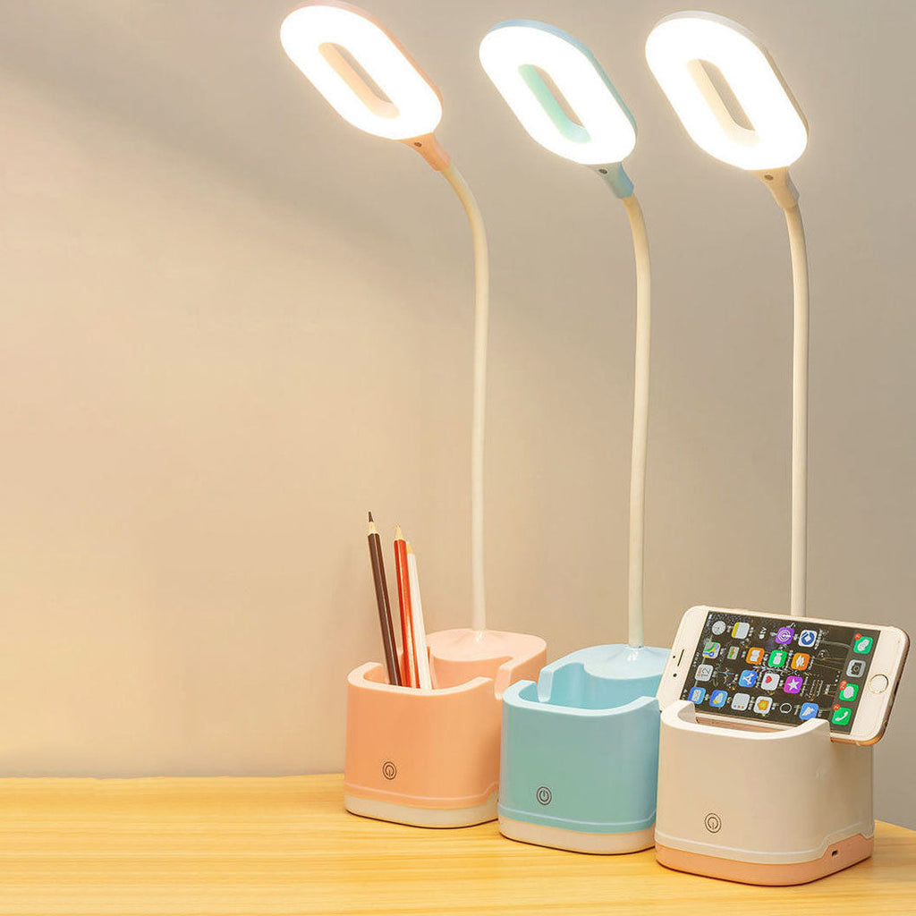 Solid Color Foldable Eye Table Lamp