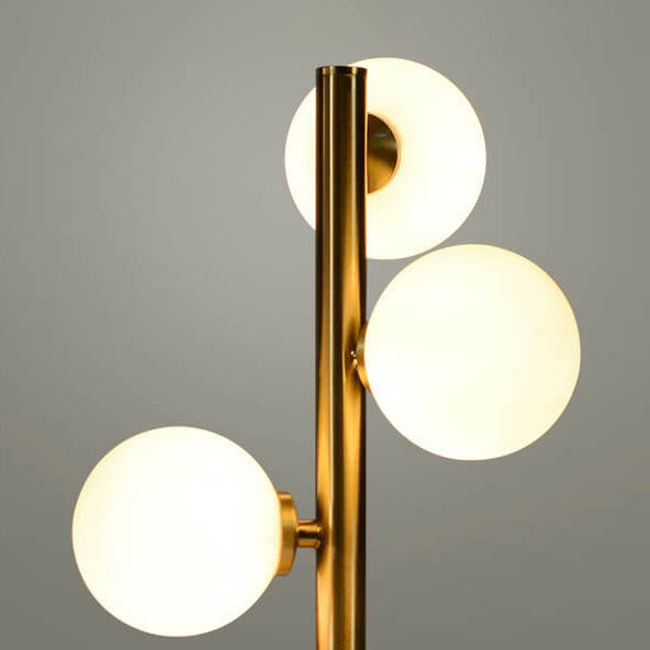 Magic Bean Glass Iron 3-Light Table Lamp