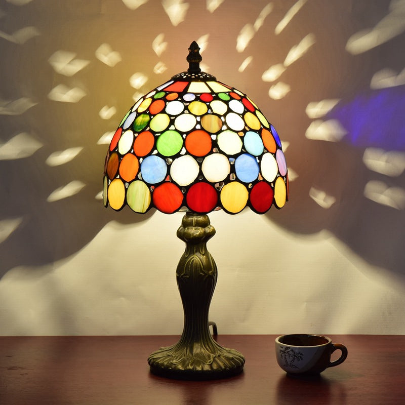 Dome Aluminum Glass Living Table Lamp