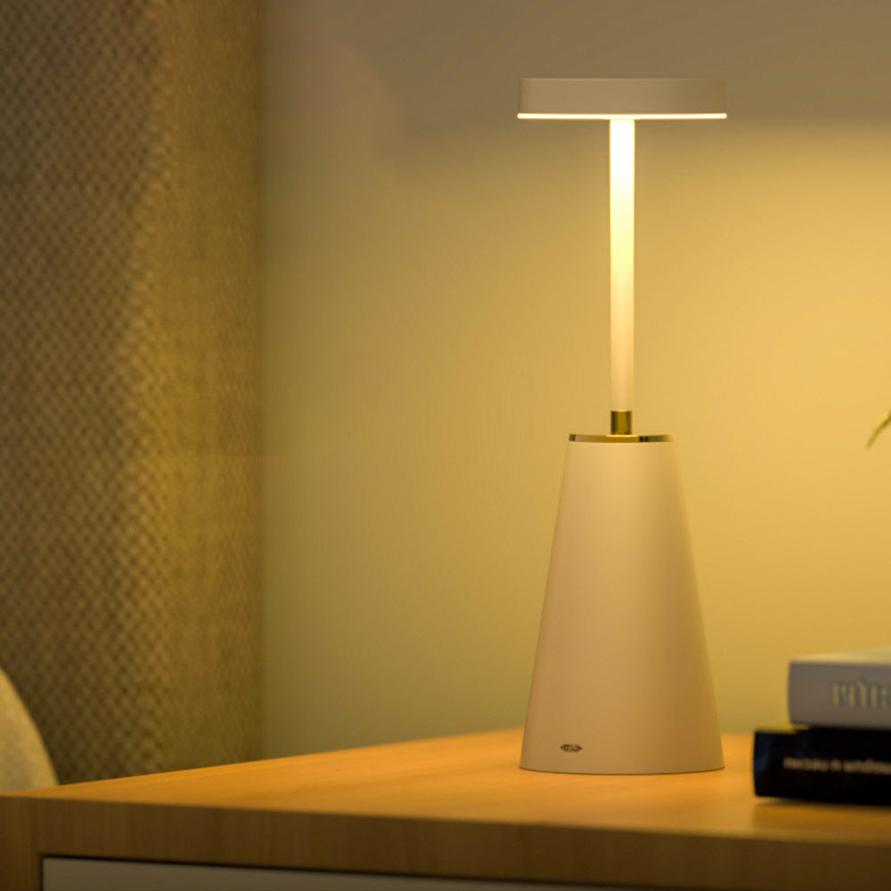 Cylindrical PC Iron Living Table Lamp
