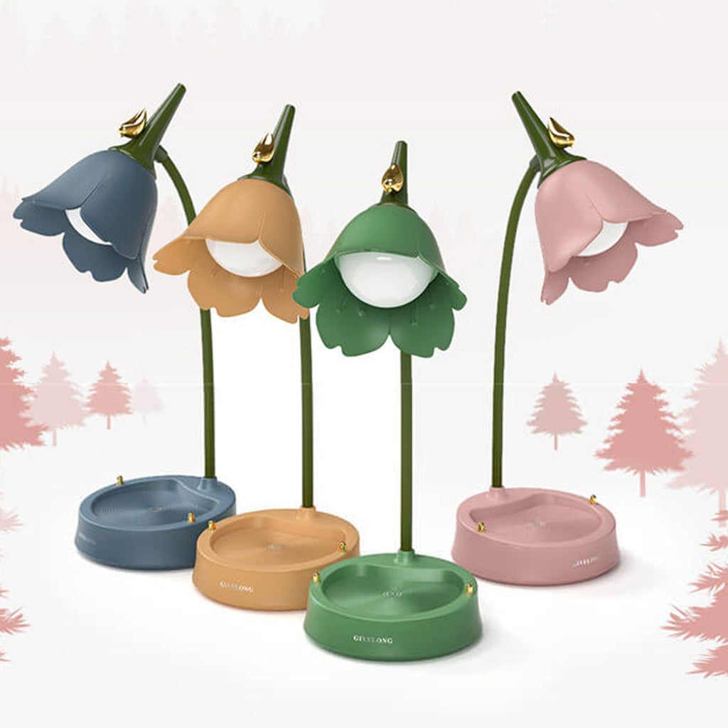 ABS Flower Bird Design Table Lamp