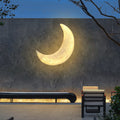 Moon Shape Resin Rainproof Outdoor Light