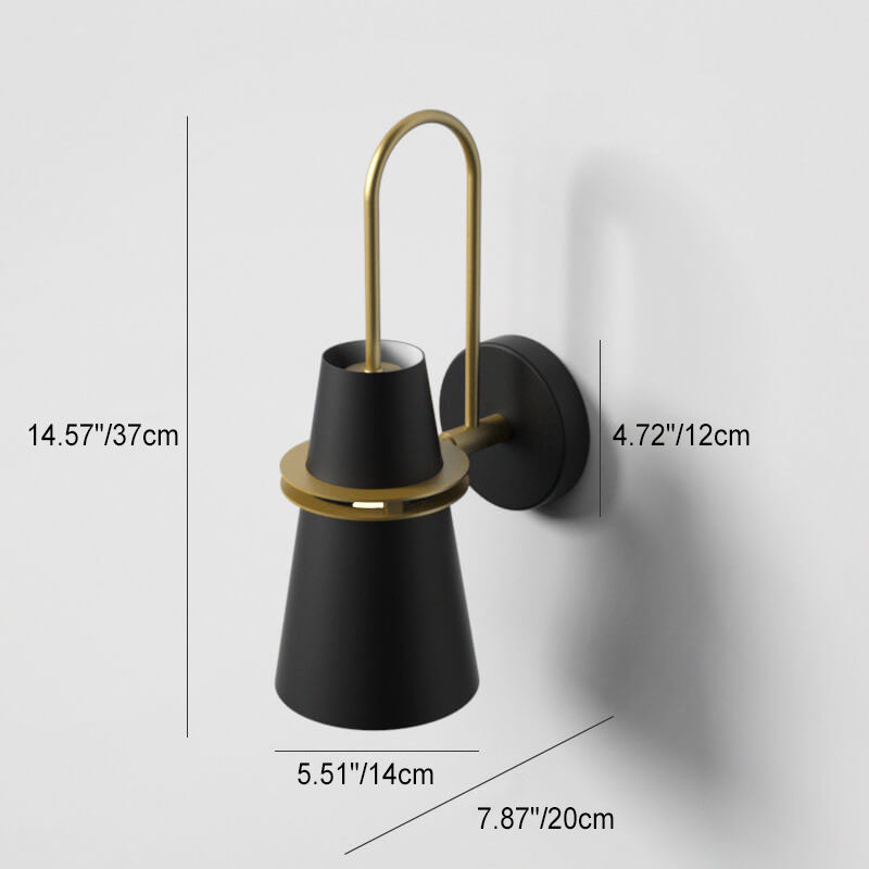 Horn Iron Bedroom Wall Lamp