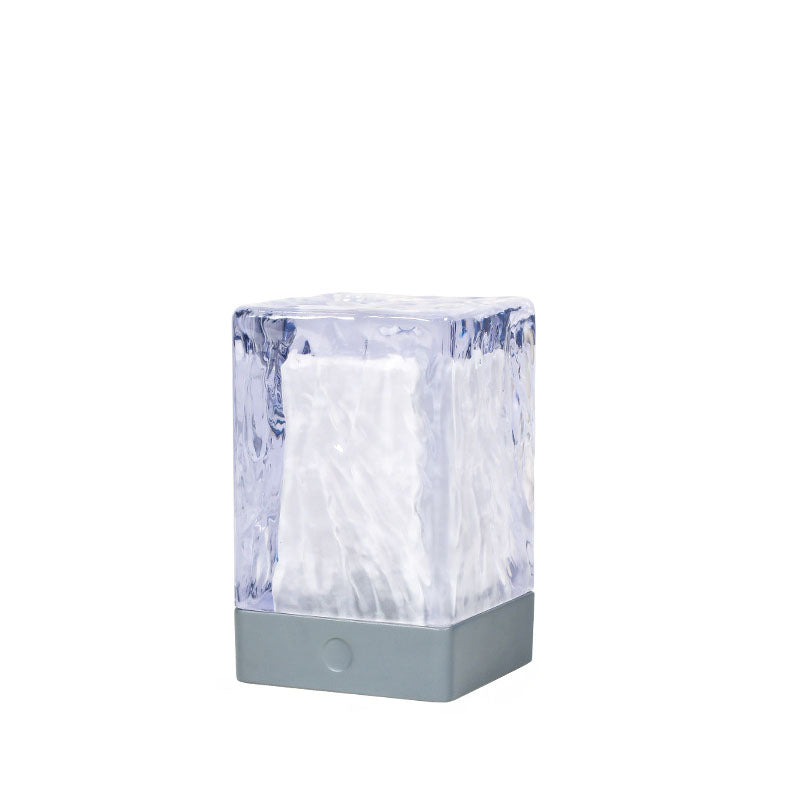 Resin Square Bedroom Table Lamp