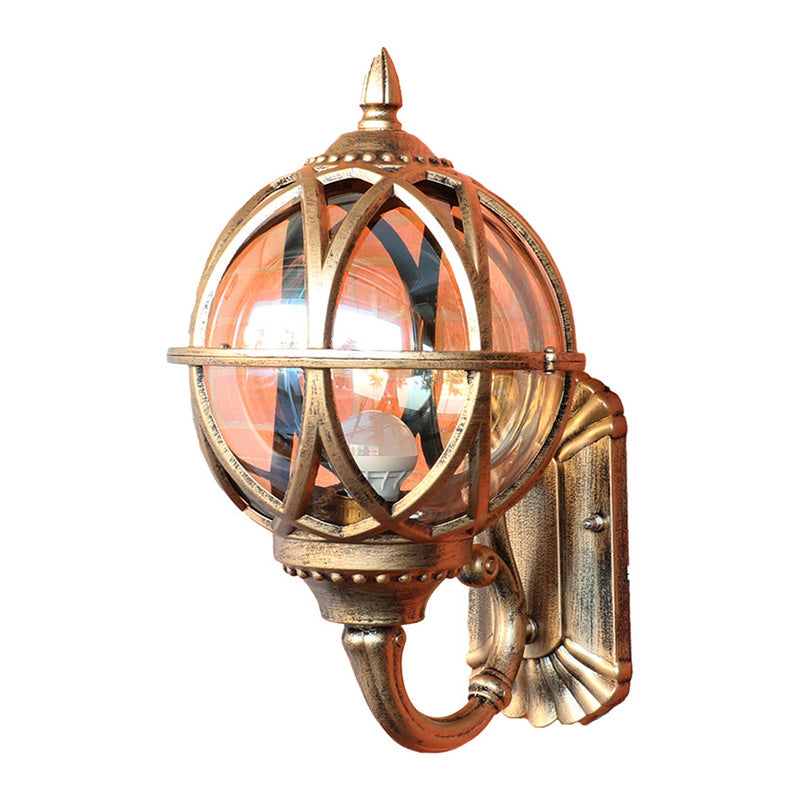 Ball Aluminium Glass Patio Outdoor Light