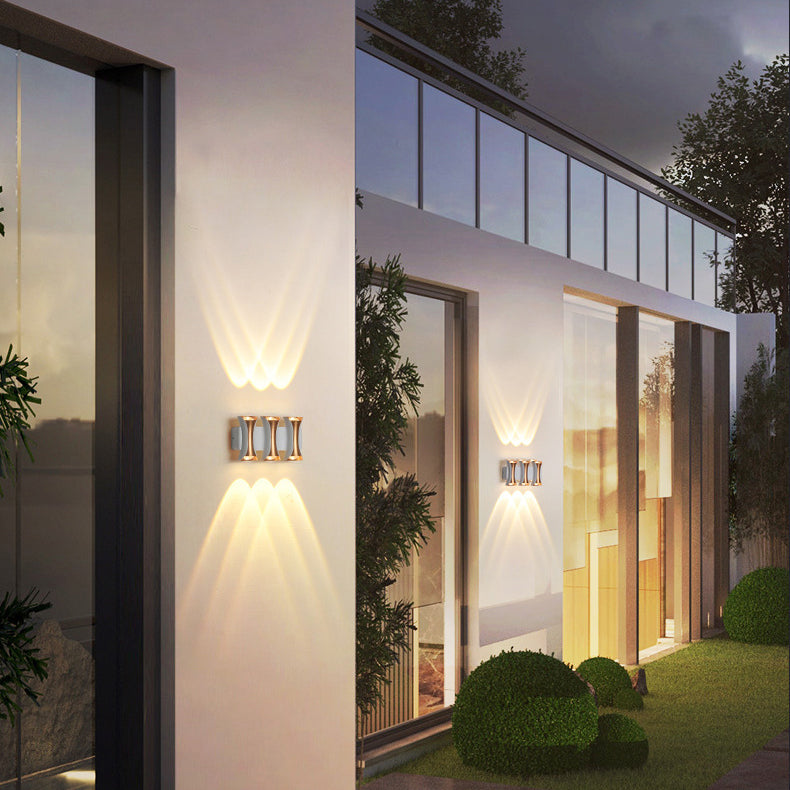 Rectangle Aluminum Glass Patio Outdoor Light